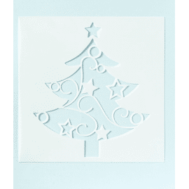 christmas tree - stencil